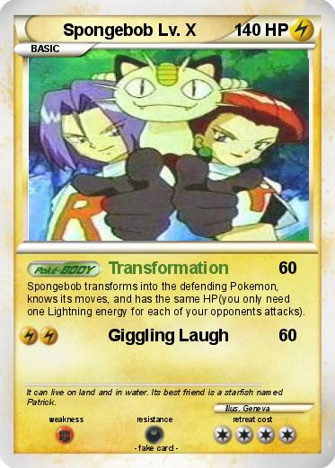 Pokemon Spongebob Lv. X
