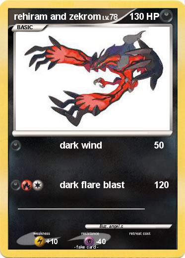 Pokemon rehiram and zekrom
