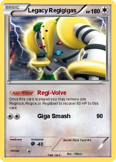 Pokemon Legacy Regigigas
