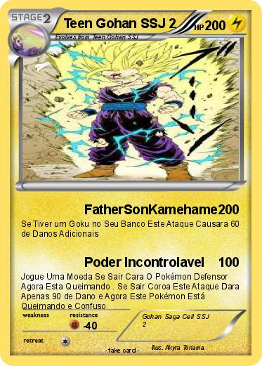 Pokemon Teen Gohan SSJ 2