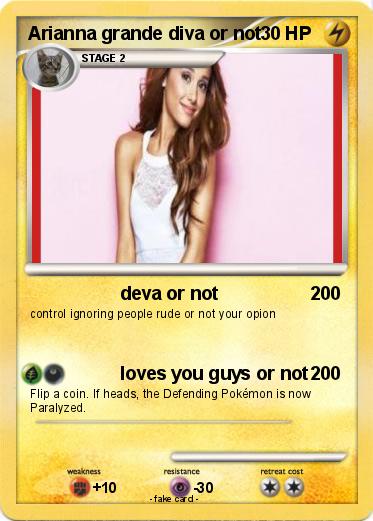 Pokemon Arianna grande diva or not