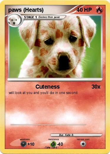 Pokemon paws (Hearts)