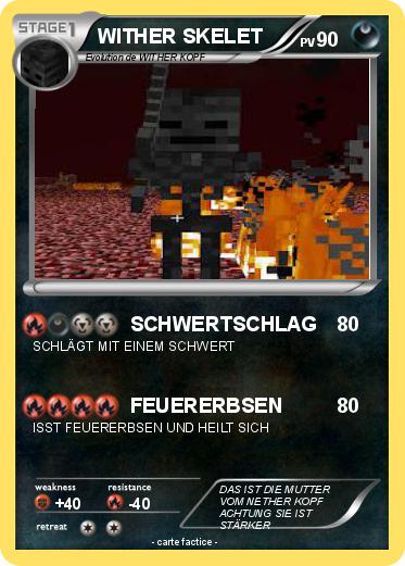 Pokemon WITHER SKELET