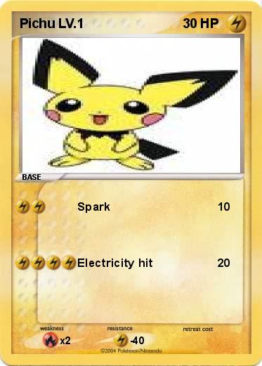 Pokemon Pichu LV.1