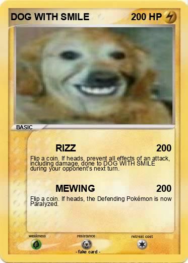 Pokemon DOG WITH SMILE