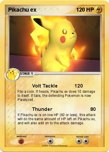 Pokemon Pikachu ex