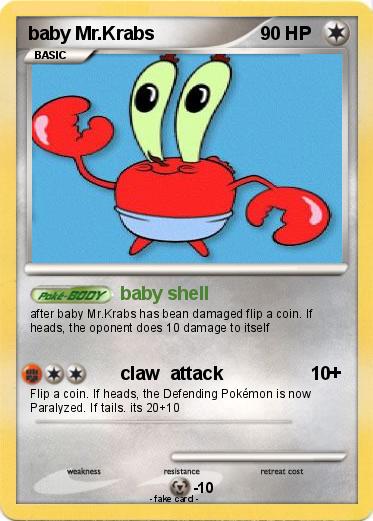 Pokemon baby Mr.Krabs