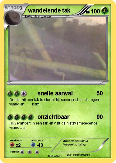 Pokemon wandelende tak