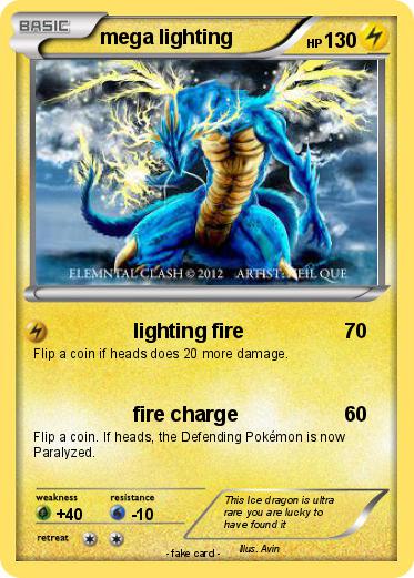 Pokemon mega lighting