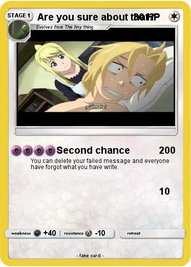 Pokemon Are you sure about that?