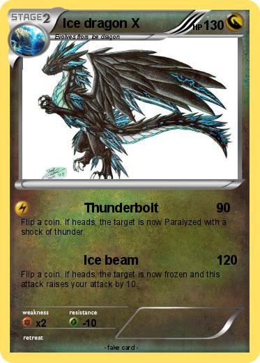 Pokemon Ice dragon X