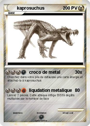 Pokemon kaprosuchus