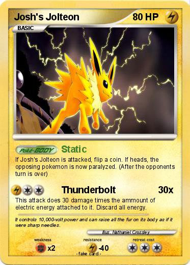 Pokemon Josh's Jolteon