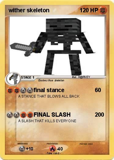 Pokemon wither skeleton