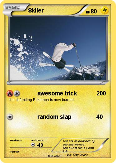 Pokemon Skiier