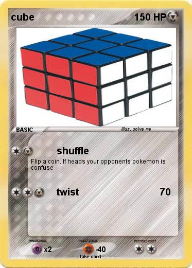 Pokemon cube