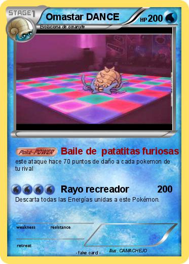 Pokemon Omastar DANCE