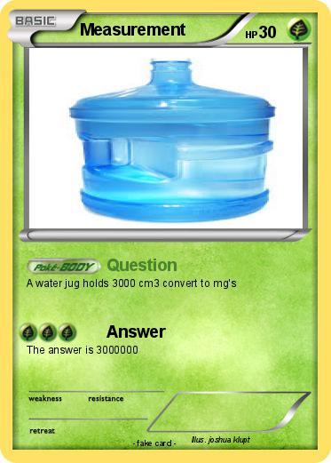 Pokemon Measurement