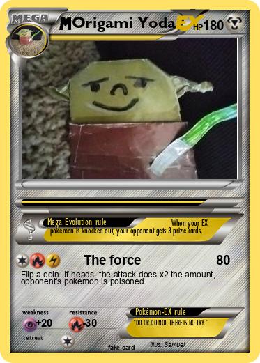 Pokemon Origami Yoda