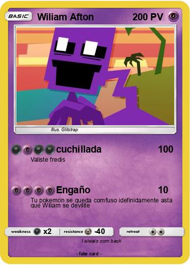 Pokemon Wiliam Afton