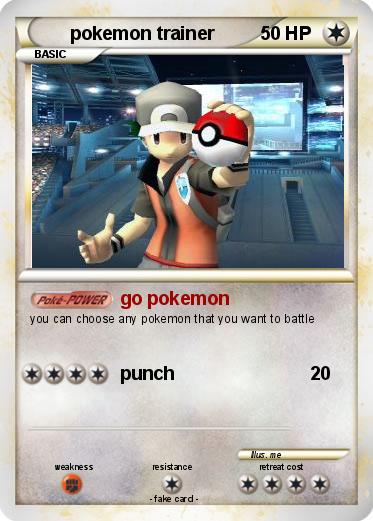 Pokemon pokemon trainer