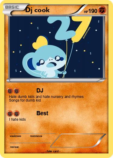 Pokemon Dj cook