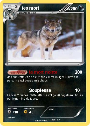 Pokemon tes mort