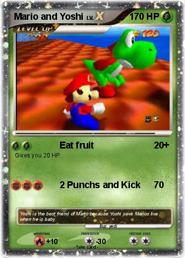 Pokemon Mario and Yoshi