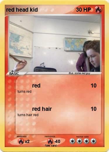 Pokemon red head kid