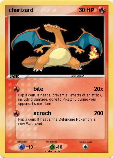 Pokemon charizard