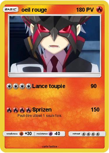 Pokemon oeil rouge