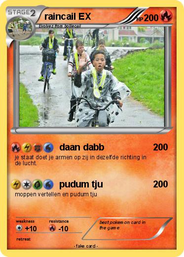 Pokemon raincail EX