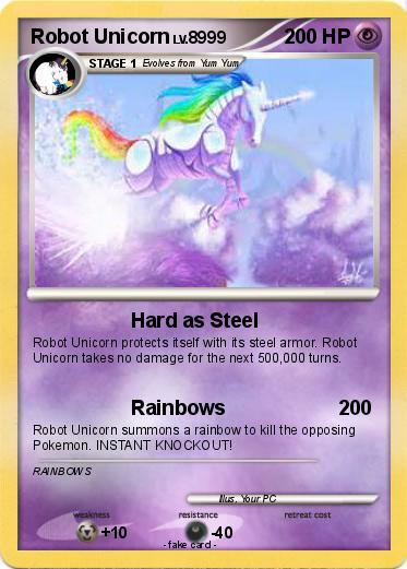 Pokemon Robot Unicorn