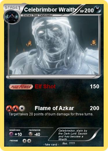 Pokemon Celebrimbor Wraith