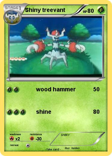 Pokemon Shiny treevant