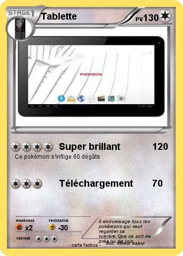 Pokemon Tablette