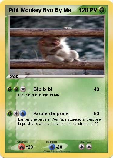 Pokemon Pitit Monkey Nvo By Me