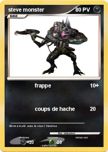Pokemon steve monster