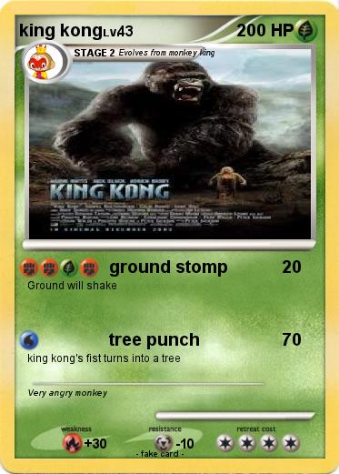 Pokemon king kong