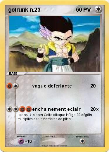 Pokemon gotrunk super guerrier EX