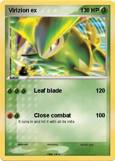 Pokemon Virizion ex