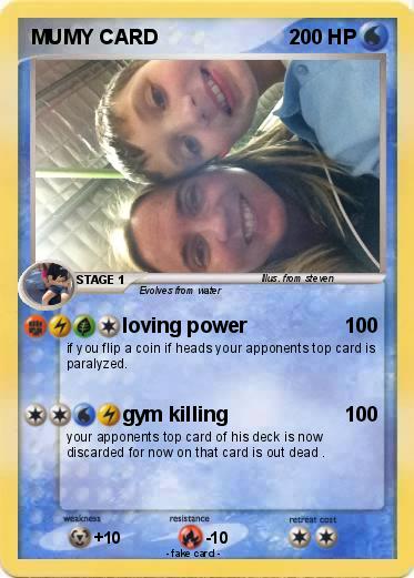 Pokemon MUMY CARD