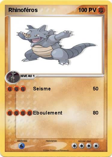 Pokemon Rhinoféros