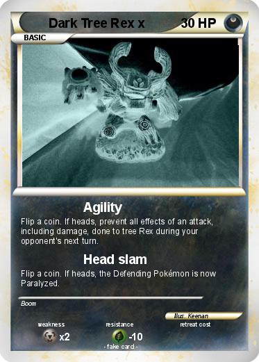 Pokemon Dark Tree Rex x
