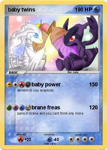 Pokemon baby twins