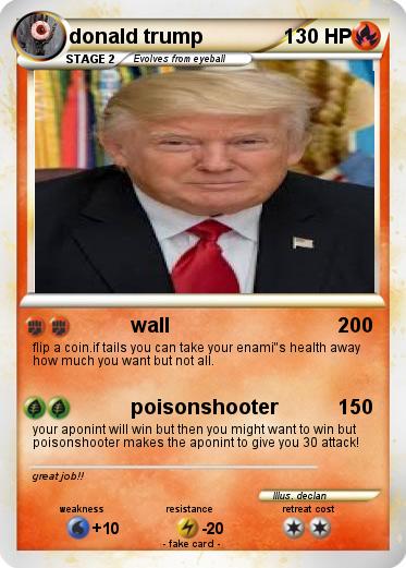 Pokemon donald trump