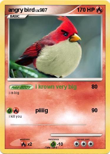 Pokemon angry bird