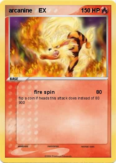 Pokemon arcanine    EX