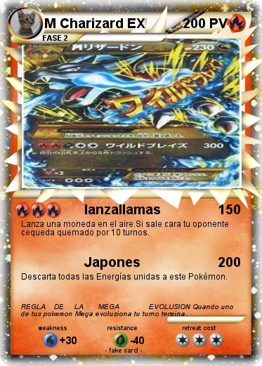 Pokemon M Charizard EX