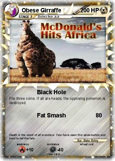 Pokemon Obese Girraffe